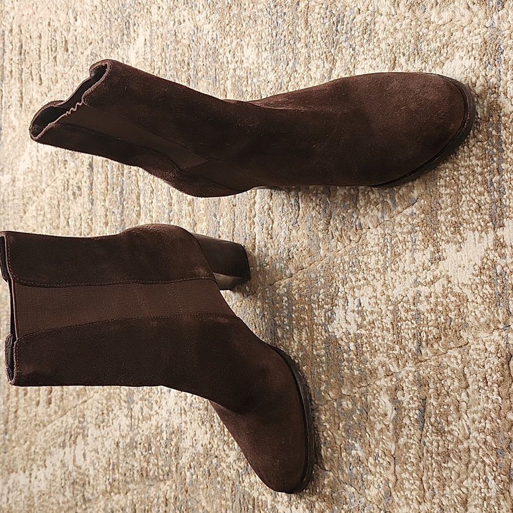 Cole Haan rown Suede Ankle Boots